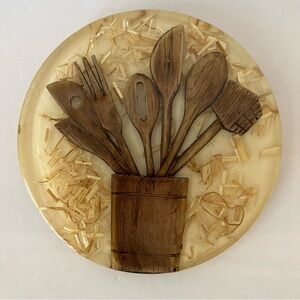 Vintage Lucite Kitchen Decor Trivet